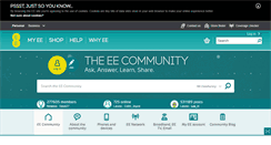 Desktop Screenshot of community.ee.co.uk