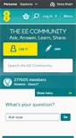 Mobile Screenshot of community.ee.co.uk