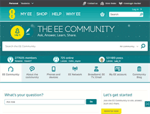 Tablet Screenshot of community.ee.co.uk